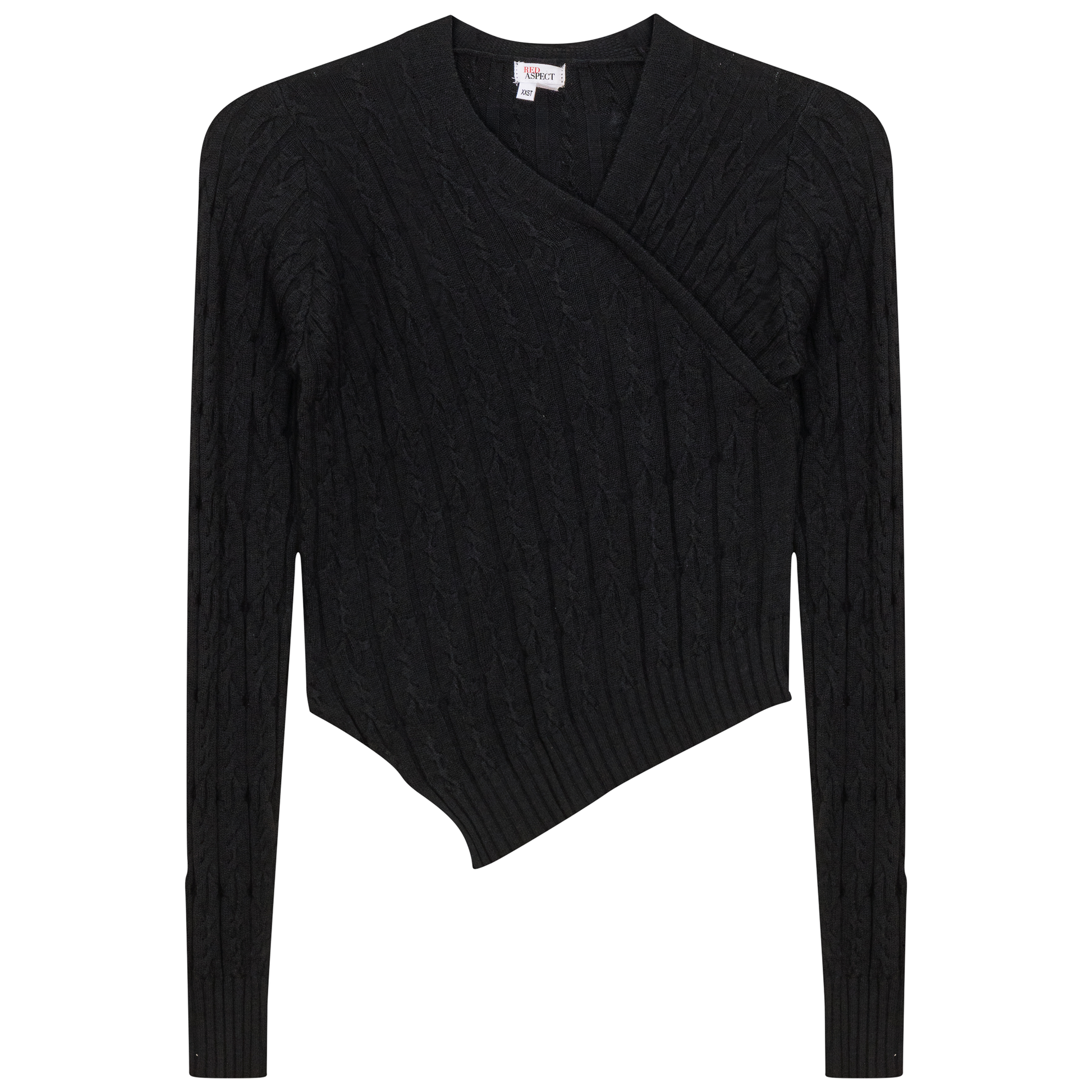 Cable Knit Asymmetric Top - Concordia Style Boutique