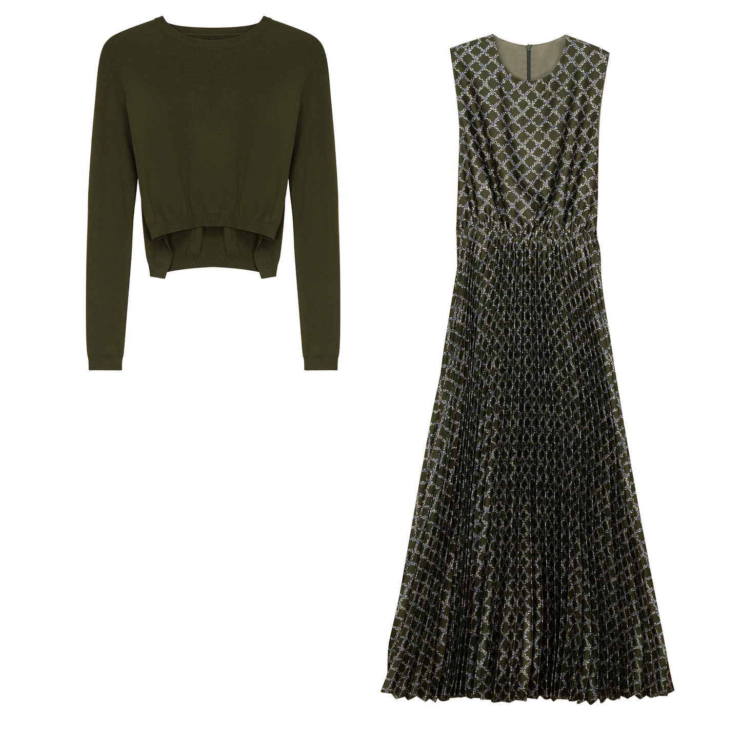 Pleated Jumper Set - Concordia Style Boutique