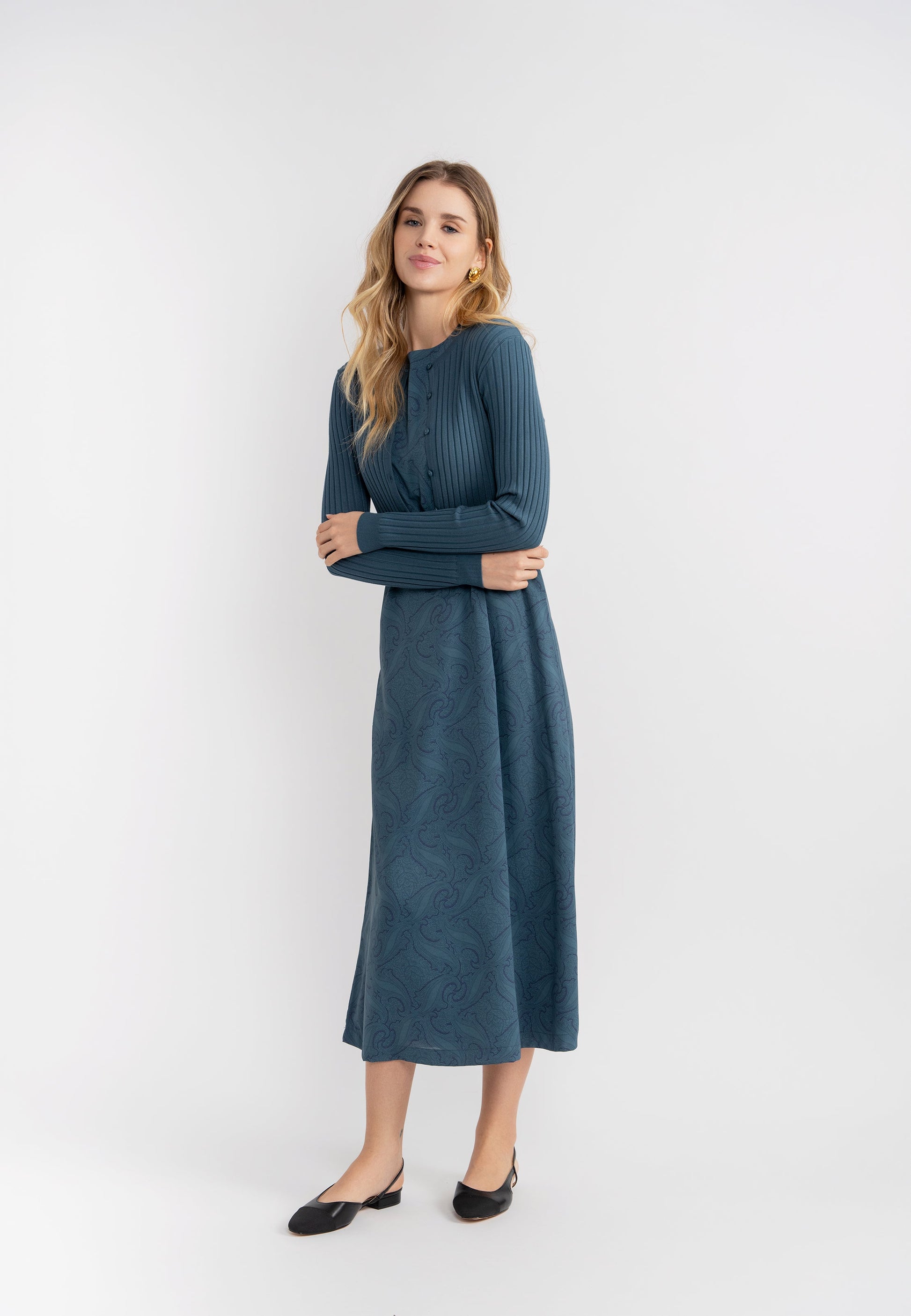 Paisley Print Jumper Set - Concordia Style Boutique