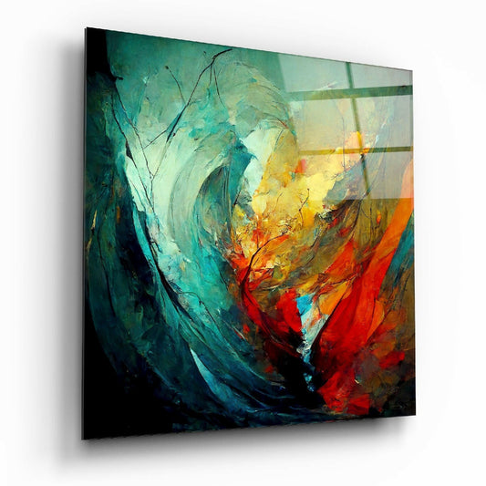 Color Jungle Glass Wall Art  || Designers Collection