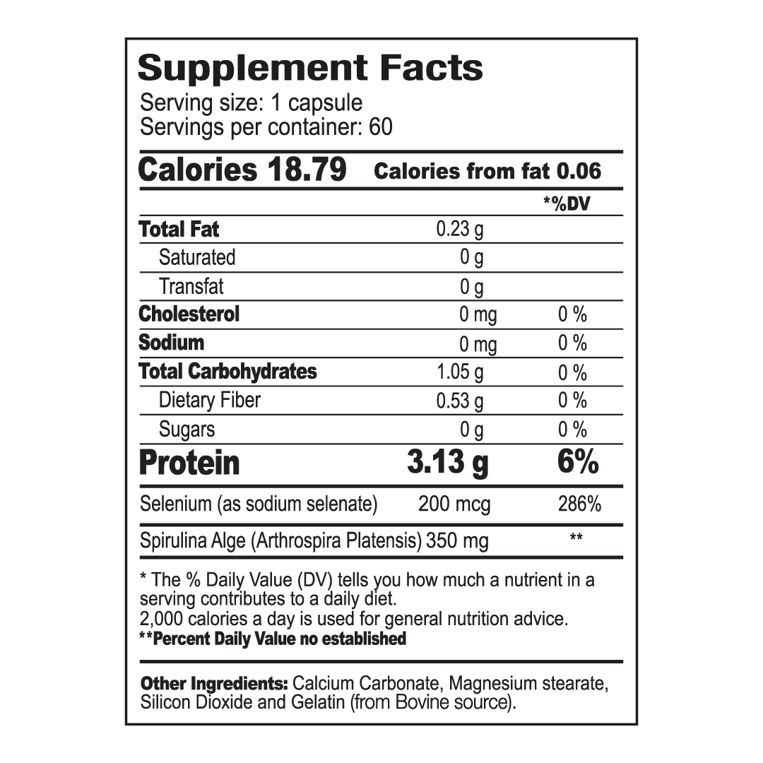 Selenium + Spirulina: Double Punch - Premium SELENIUM + SPIRULINA from Paleolf.us - Just $22.99! Shop now at Concordia Style Boutique