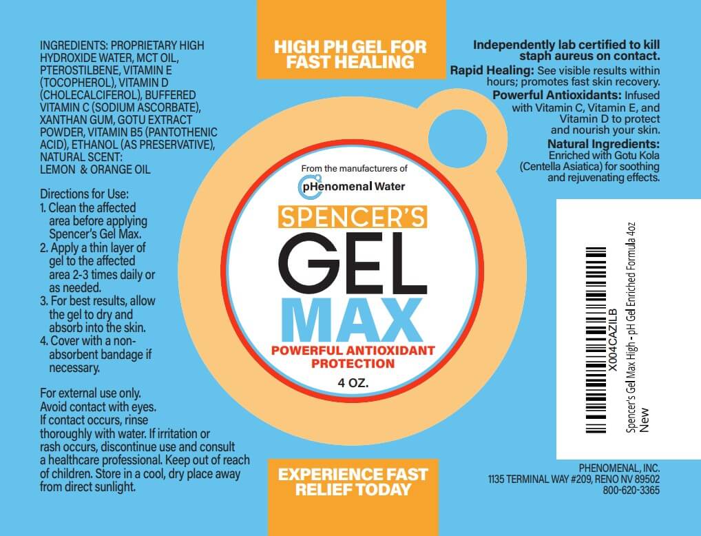 Spencer’s Gel Max Enriched Formula (4oz) - Concordia Style Boutique