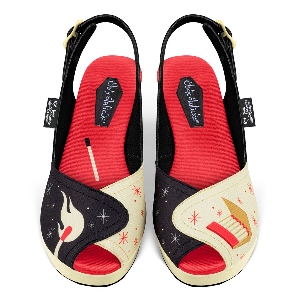 Chocolaticas® She's On Fire Women's Sandal - Concordia Style Boutique