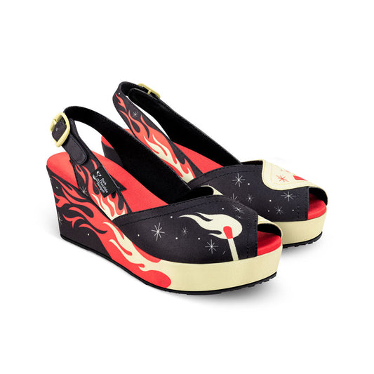 Chocolaticas® She's On Fire Women's Sandal - Concordia Style Boutique