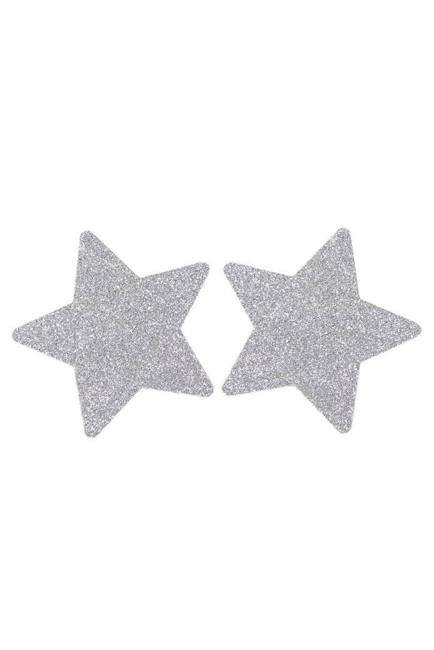 White Glitter Star Pasties - Concordia Style Boutique