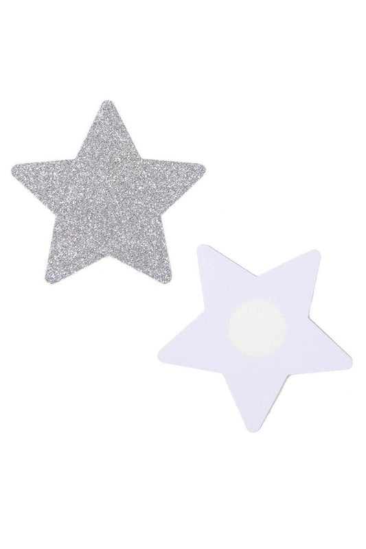 White Glitter Star Pasties - Concordia Style Boutique