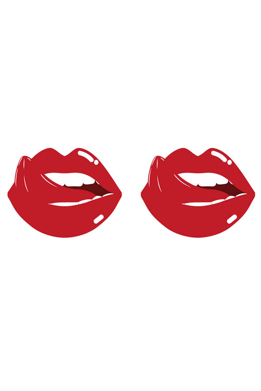 Sexy Red Lips Pasties - Concordia Style Boutique