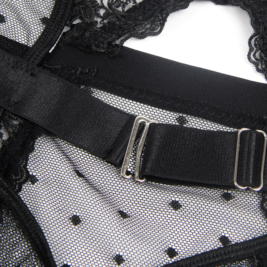Embroidered Lace Cut Lingerie Teddy - Concordia Style Boutique