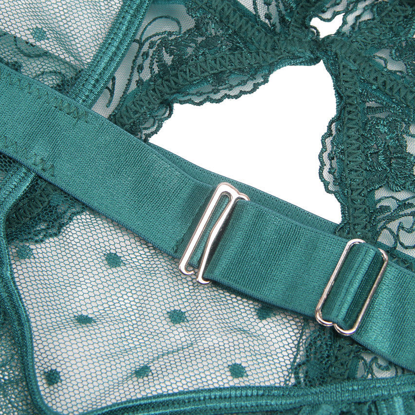 Embroidered Lace Cut Lingerie Teddy - Concordia Style Boutique