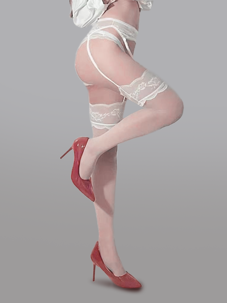 Lace Waist Garter Tights - Concordia Style Boutique