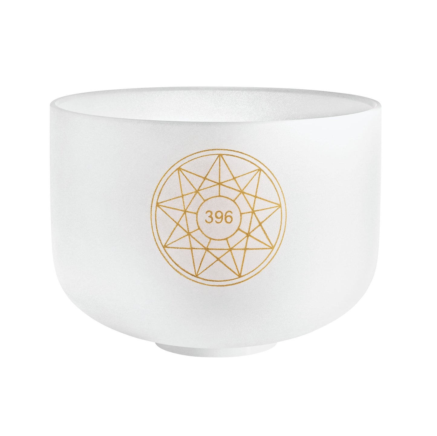 10" Solfeggio Crystal Singing Bowl, Ut 396 Hz, Note G4