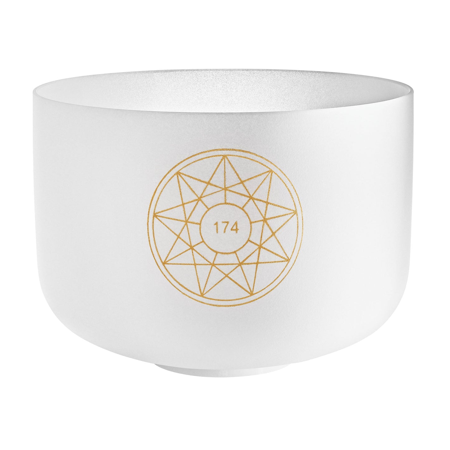 12" Solfeggio Crystal Singing Bowl, 174 Hz, Note F3