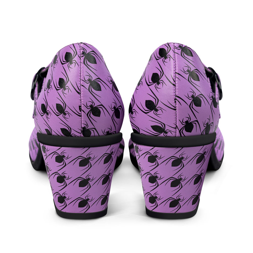 Chocolaticas® Mid Heels Spider Tooth Women's Mary Jane Pump - Concordia Style Boutique
