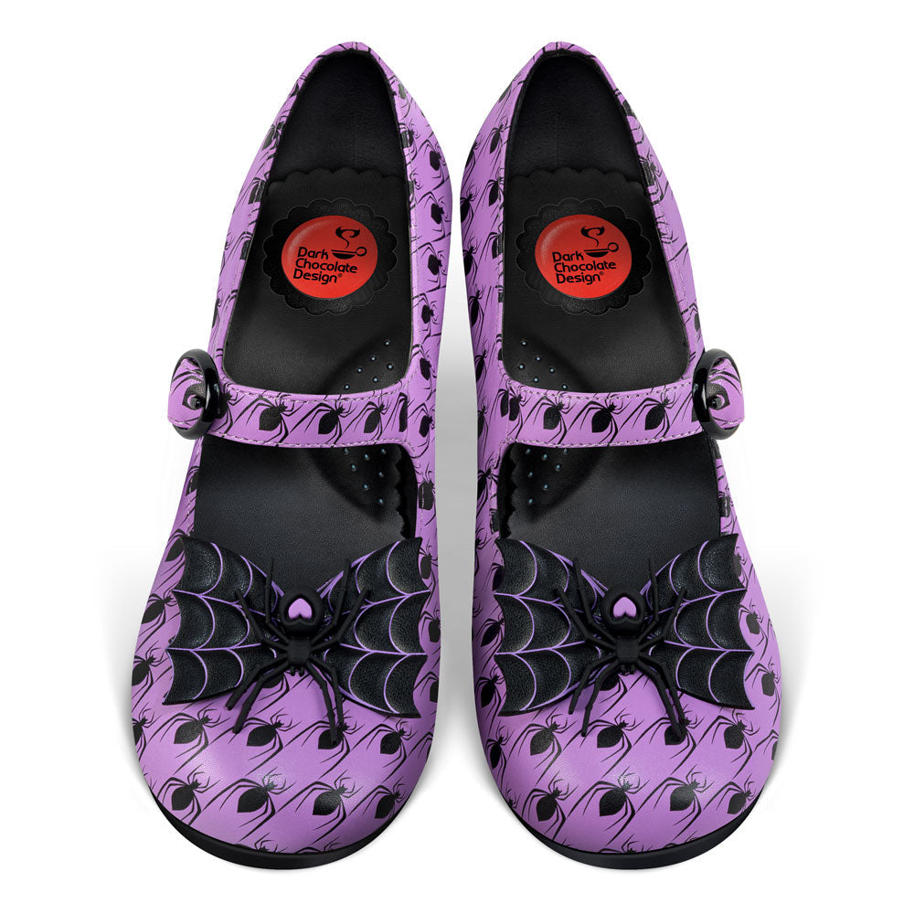 Chocolaticas® Mid Heels Spider Tooth Women's Mary Jane Pump - Concordia Style Boutique