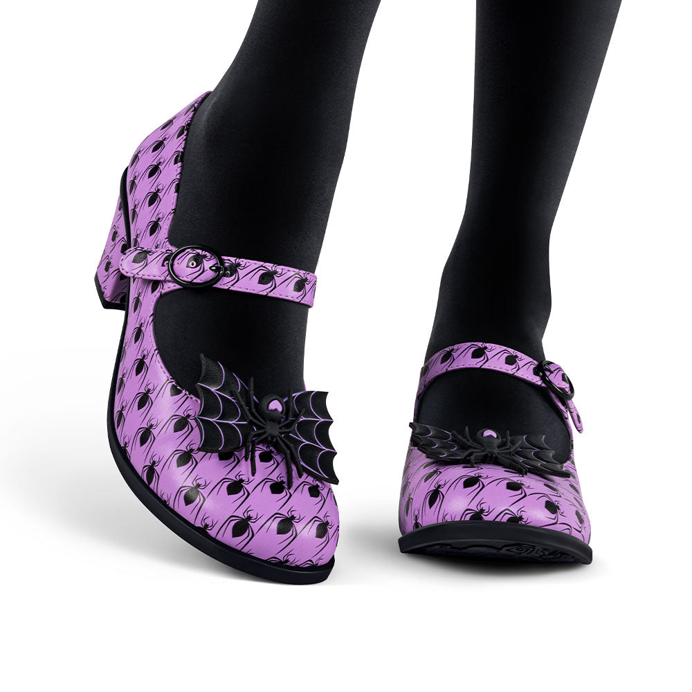 Chocolaticas® Mid Heels Spider Tooth Women's Mary Jane Pump - Concordia Style Boutique