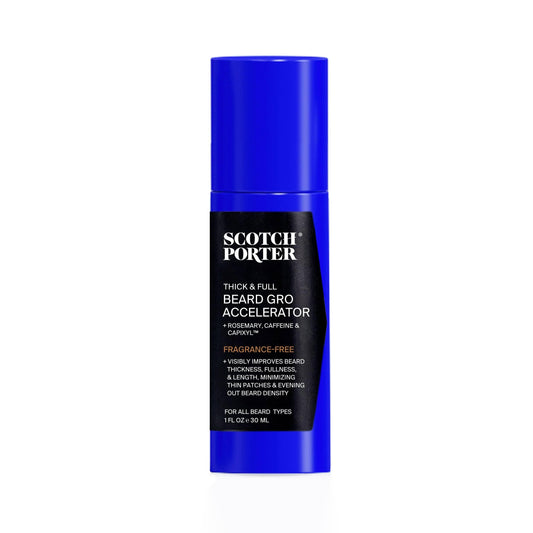 Boost Your Beard Growth with Scotch Porter Beard Gro Accelerator