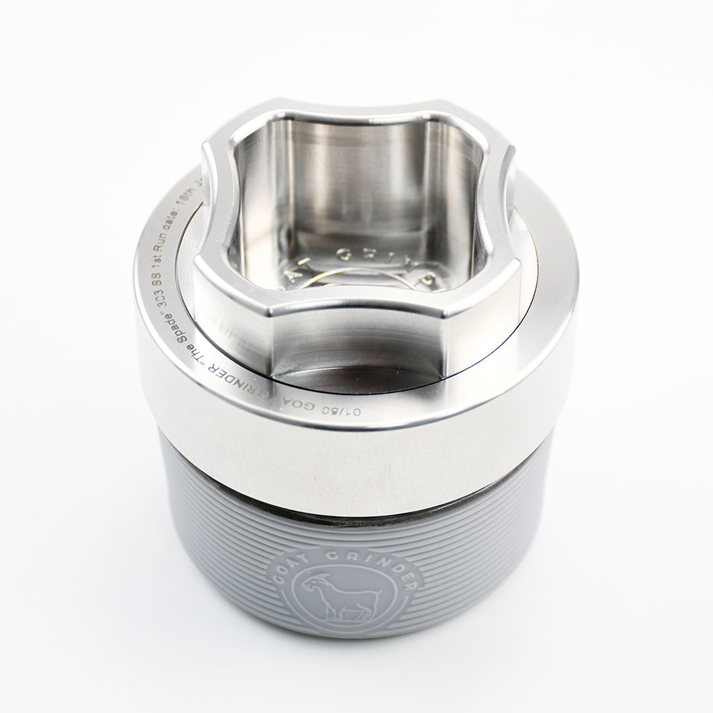 4 Piece Stainless Steel Herb Grinder | AITH v.I – OG Pattern - Concordia Style Boutique