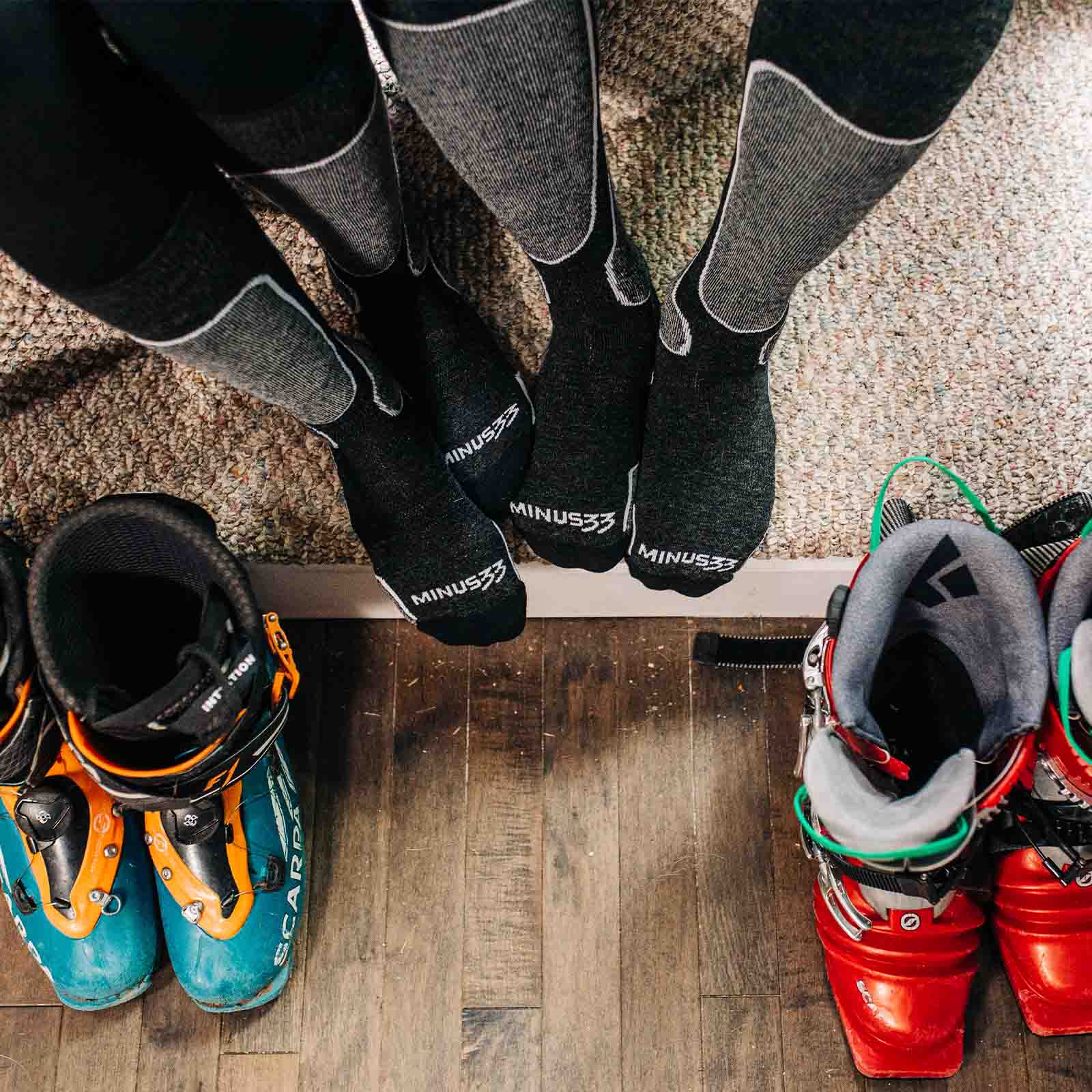 Light Cushion - Over The Calf Wool Snowboard Socks Mountain Heritage Elite - Concordia Style Boutique