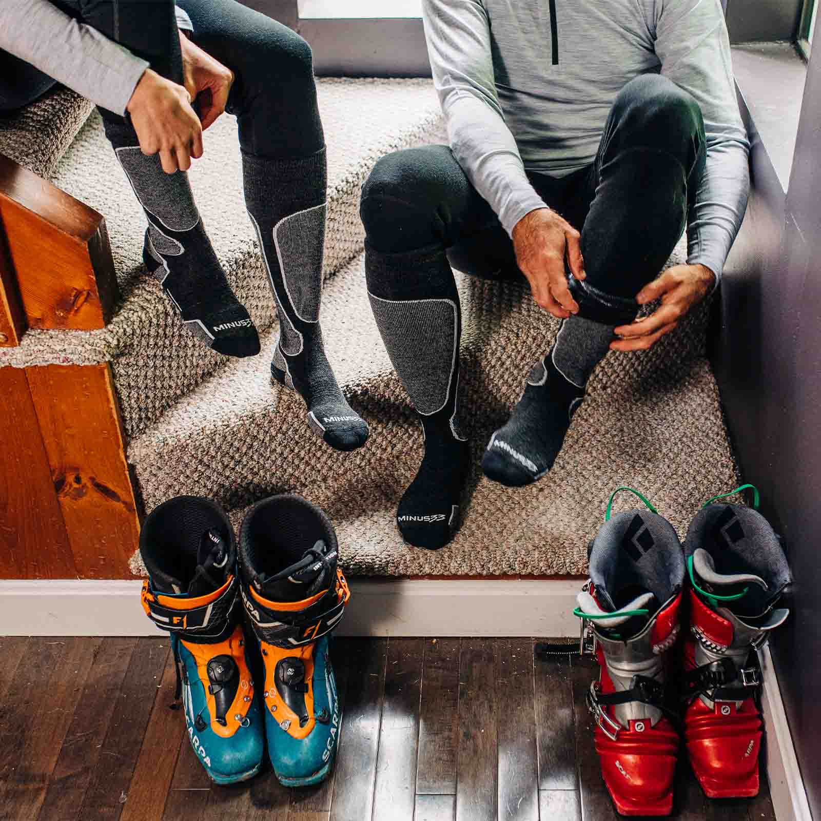 Light Cushion - Over The Calf Wool Snowboard Socks Mountain Heritage Elite - Concordia Style Boutique