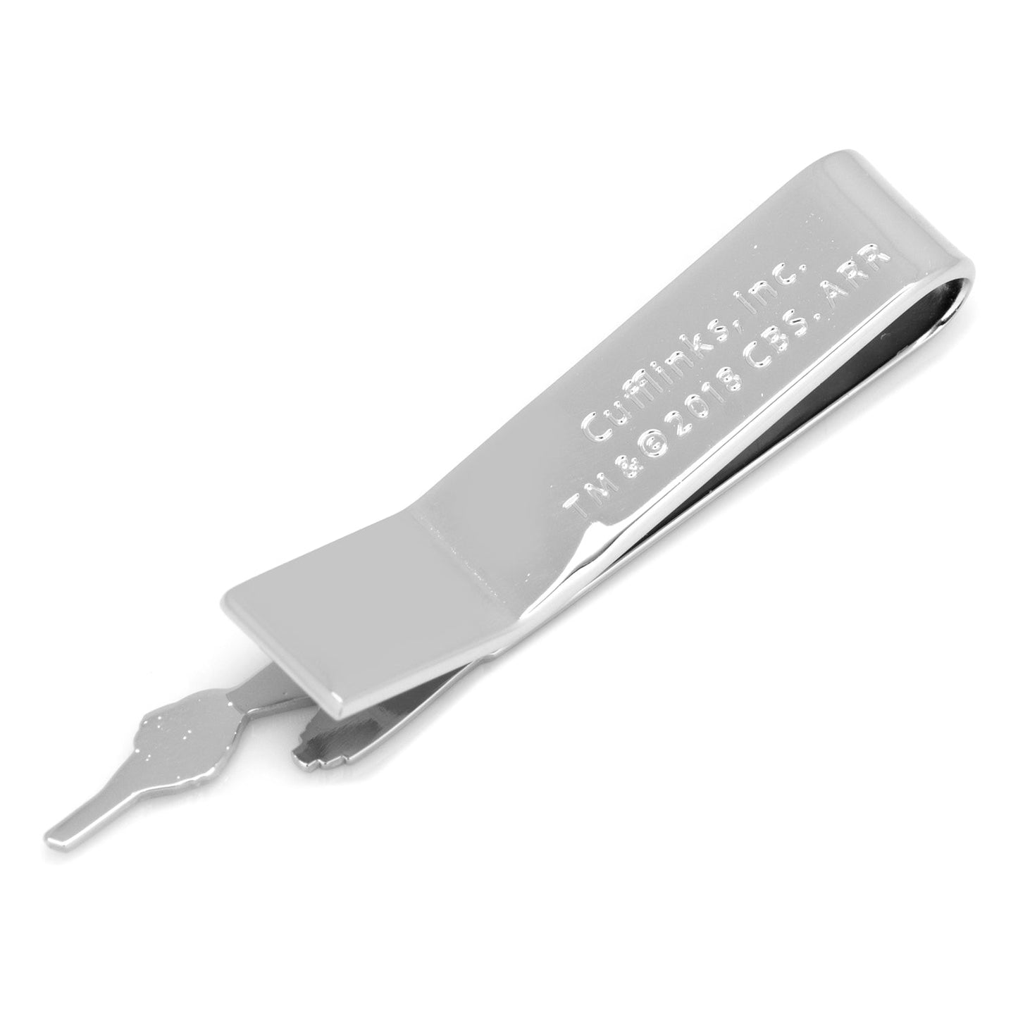 Star Trek Enterprise Silhouette Tie Bar - Concordia Style Boutique