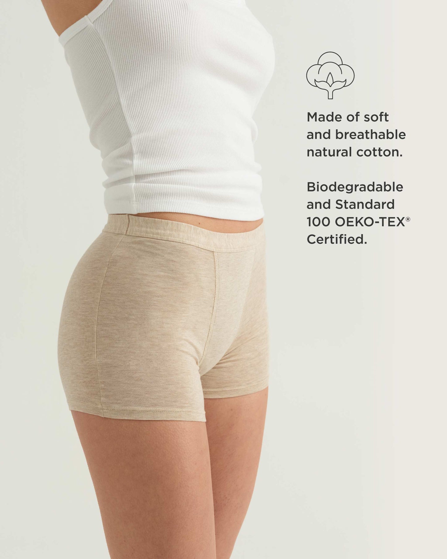 Leakproof Cotton Sleep Short - Concordia Style Boutique