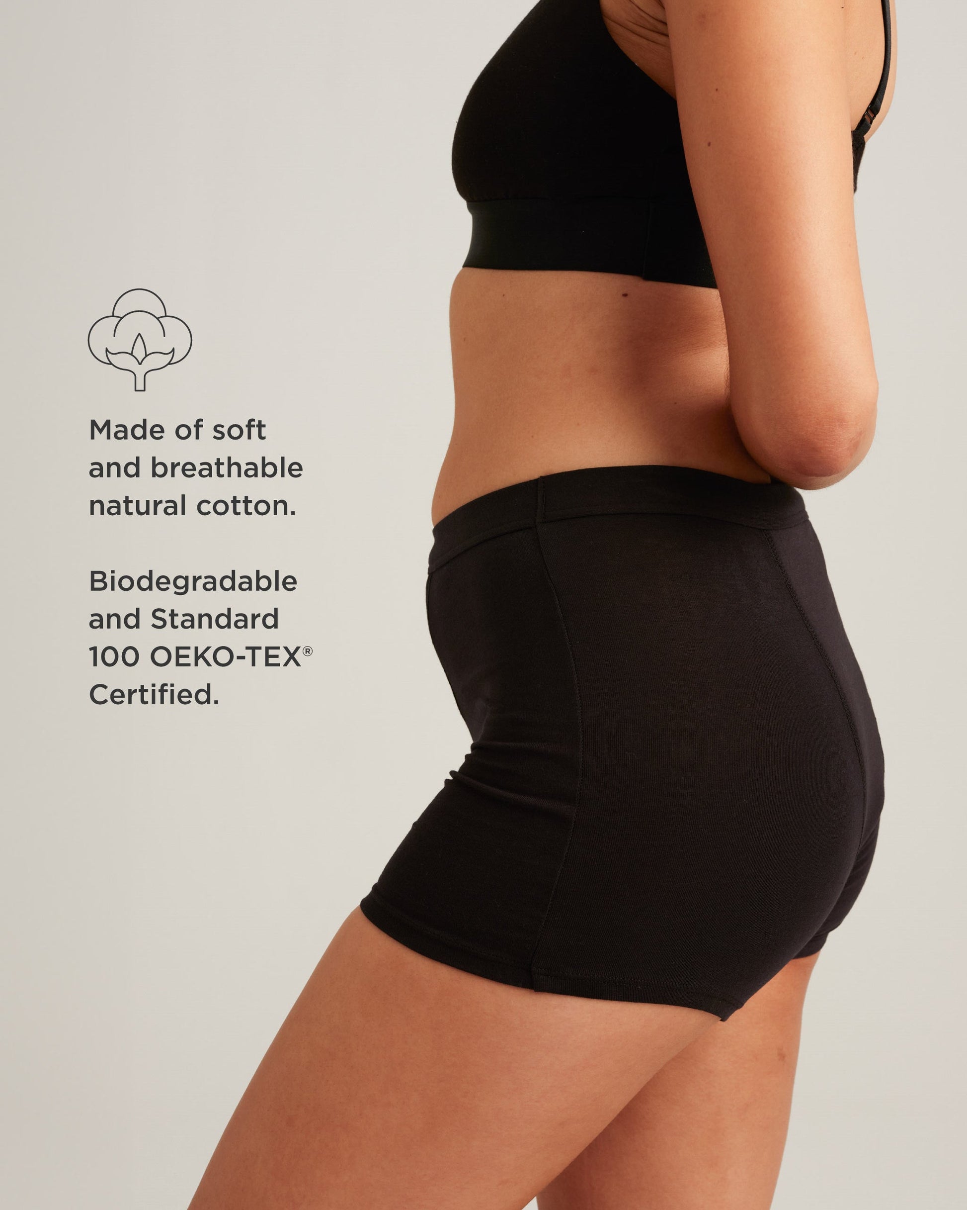 Leakproof Cotton Sleep Short - Concordia Style Boutique