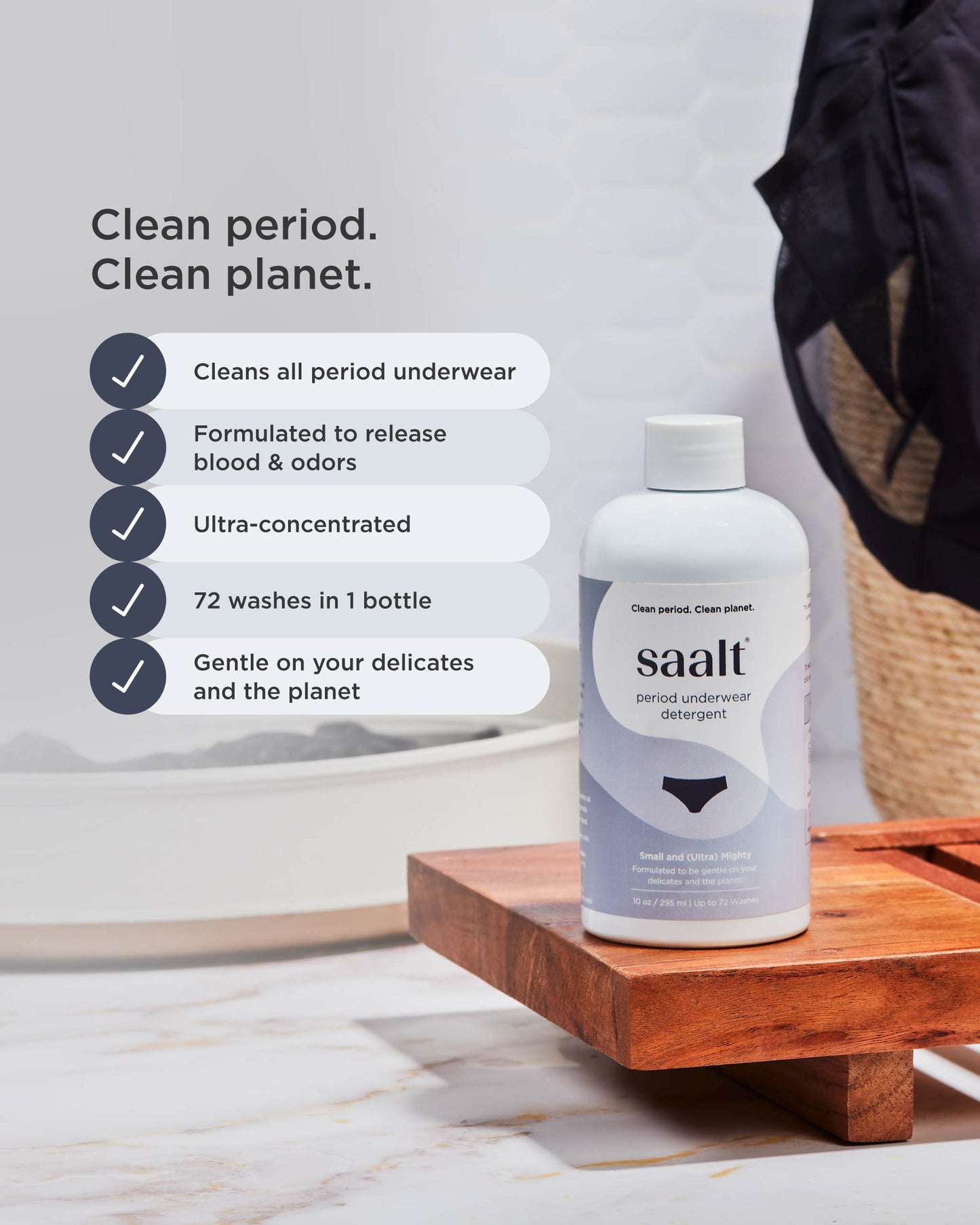 Saalt Period Underwear Detergent - Concordia Style Boutique