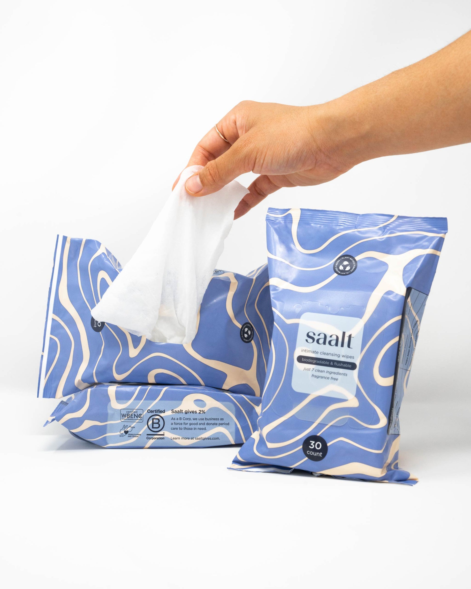 Saalt Intimate Cleansing Wipes - Concordia Style Boutique