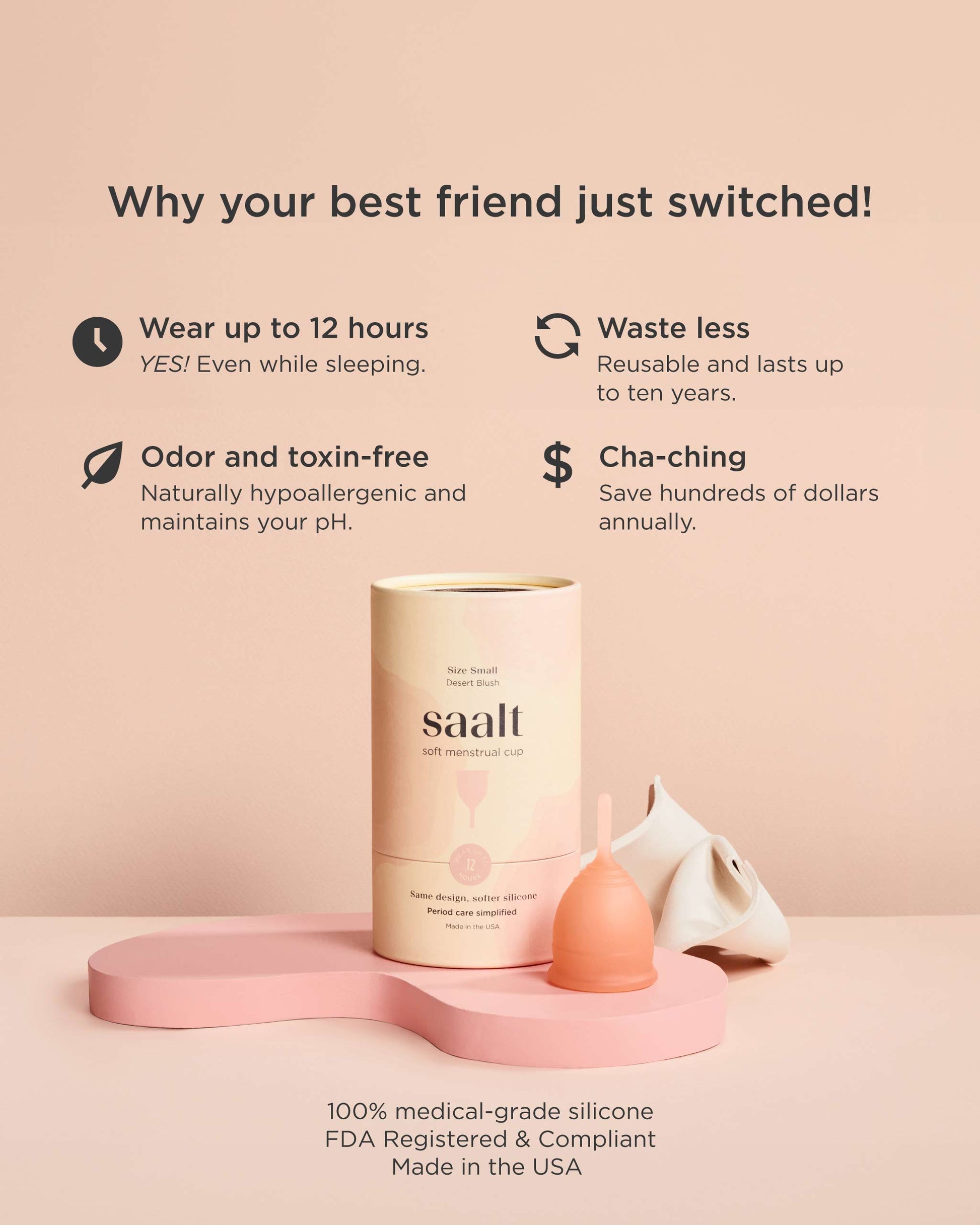 Saalt Soft Cup - Concordia Style Boutique