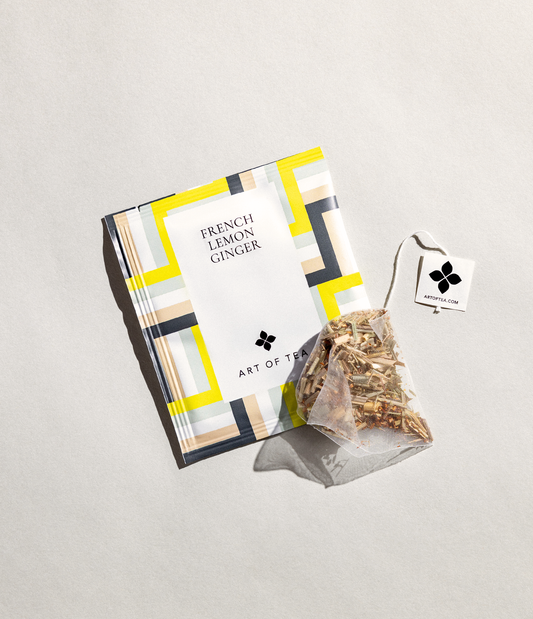 French Lemon Ginger Eco Teabag Sachets - Concordia Style Boutique