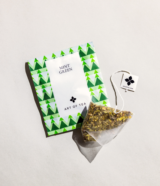 Mint Green Tea Eco Teabag Sachets - Concordia Style Boutique