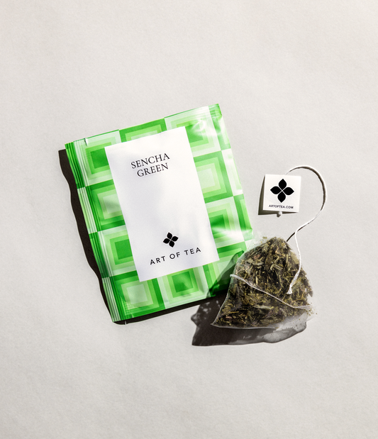 Sencha Green Tea Eco Teabag Sachets - Concordia Style Boutique