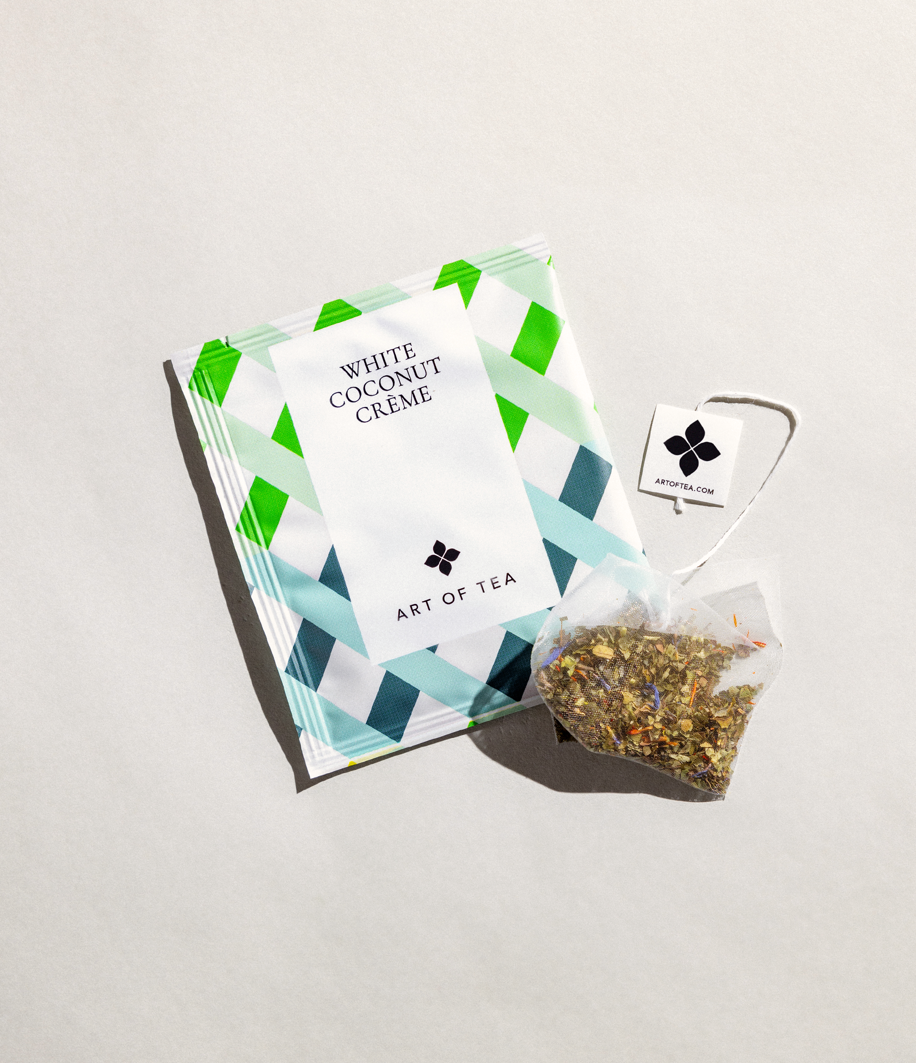 White Coconut Crème Eco Teabag Sachets - Concordia Style Boutique