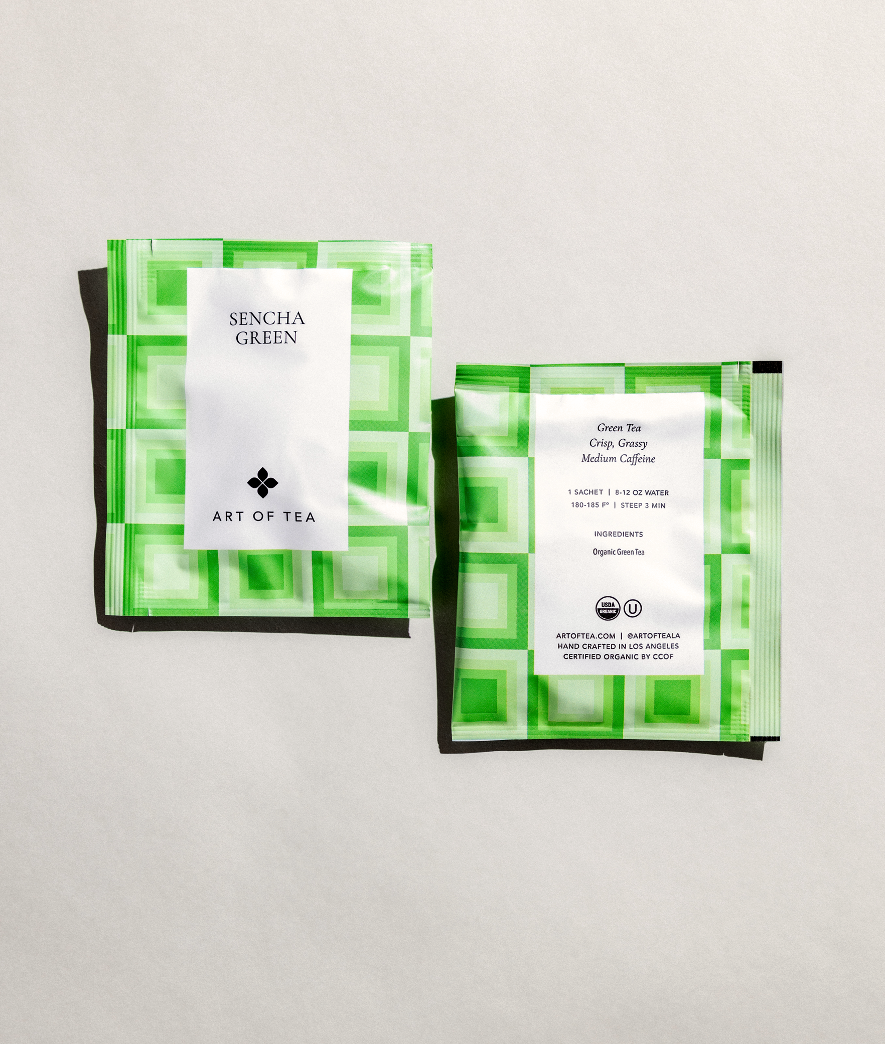 Sencha Green Tea Eco Teabag Sachets - Concordia Style Boutique