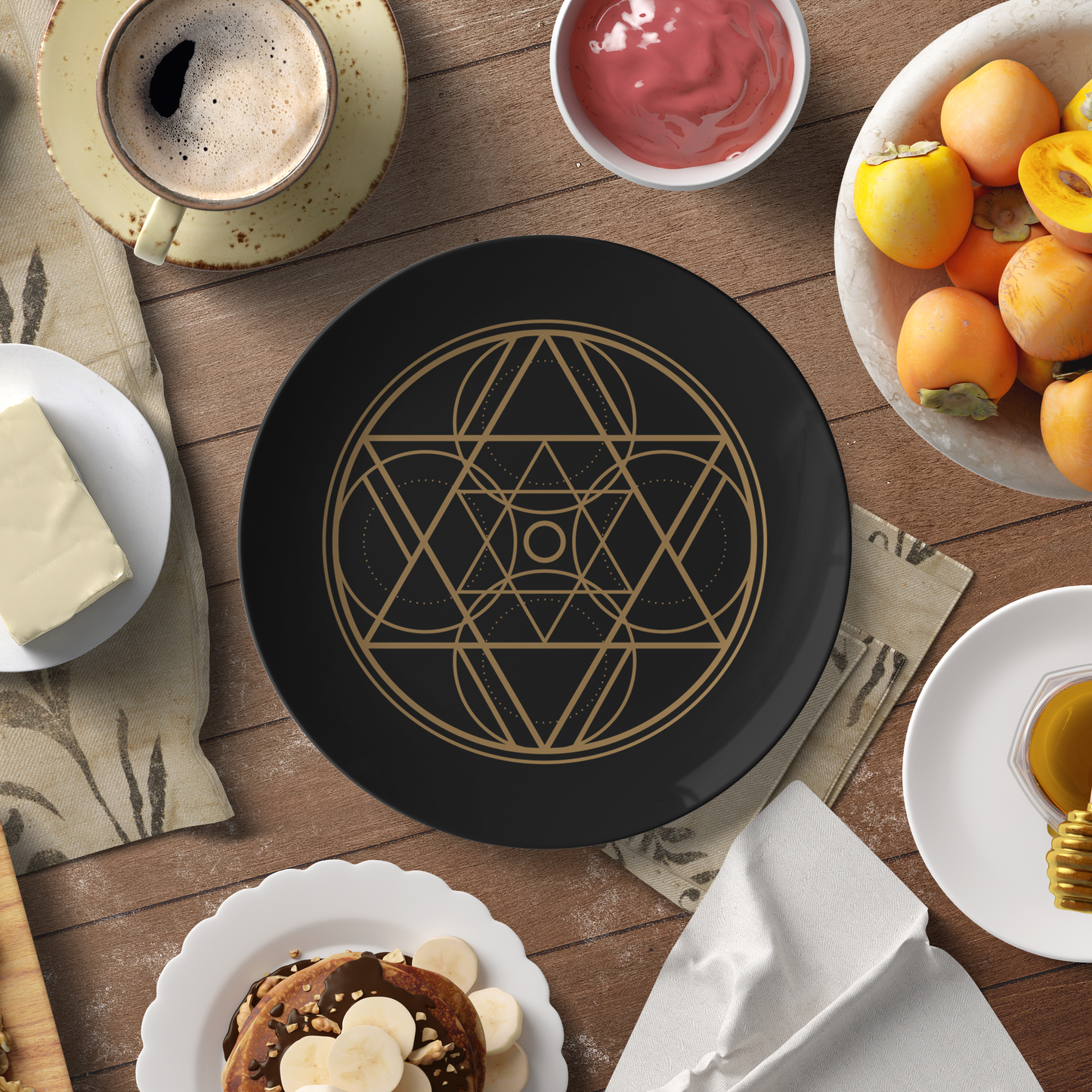 Sacred Geometry 10" Dinner Plates