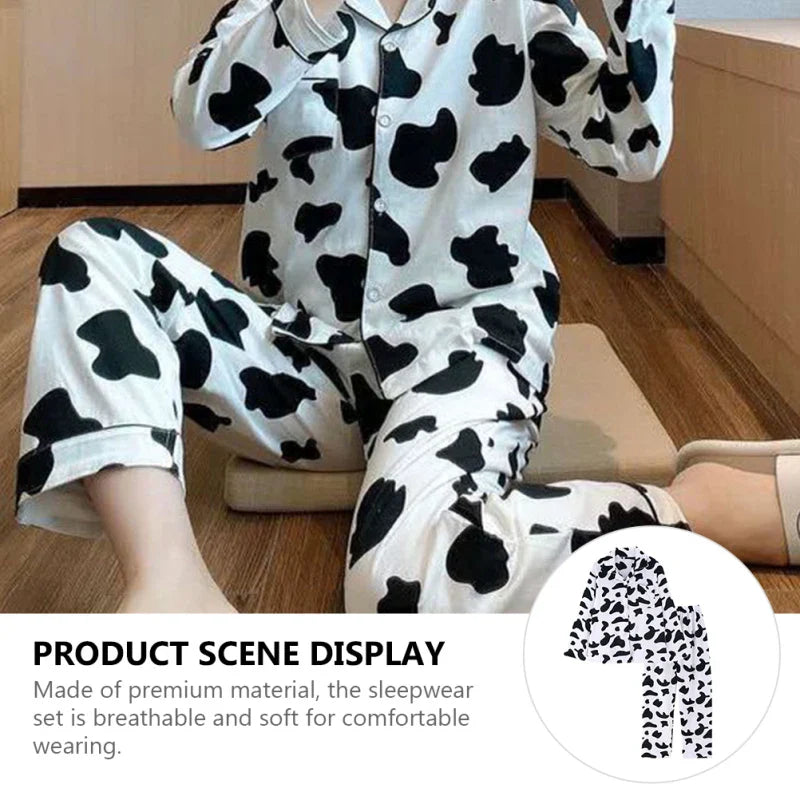 Cow Pattern Print Pajamas - Concordia Style Boutique