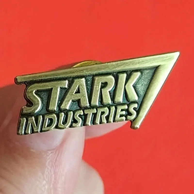 STARK Retro Metal Badge Enamel Pin Brooch Fashion Accessory
