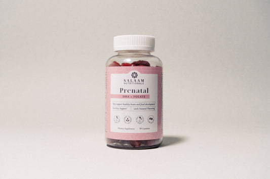 Halal Prenatal Vitamins - Gummy Multivitamins with Folate & DHA - 90 Count | Salaam Nutritionals - Concordia Style Boutique