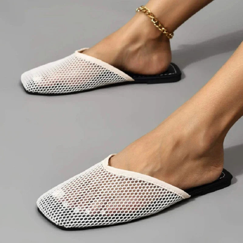 Mesh Mules Slippers