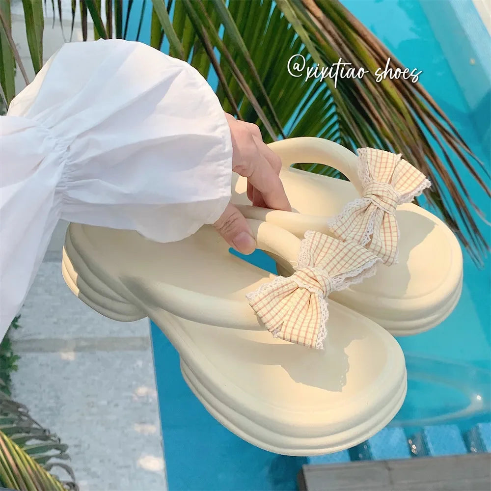 Cute Bow Beach Sandals - Concordia Style Boutique