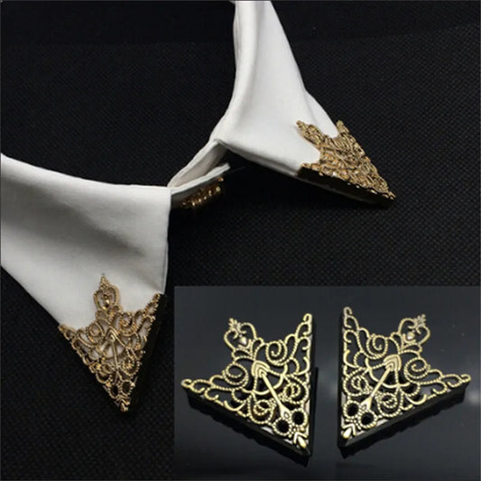 Women's Fashion Brooch Pin for Blouse Collar - Gold