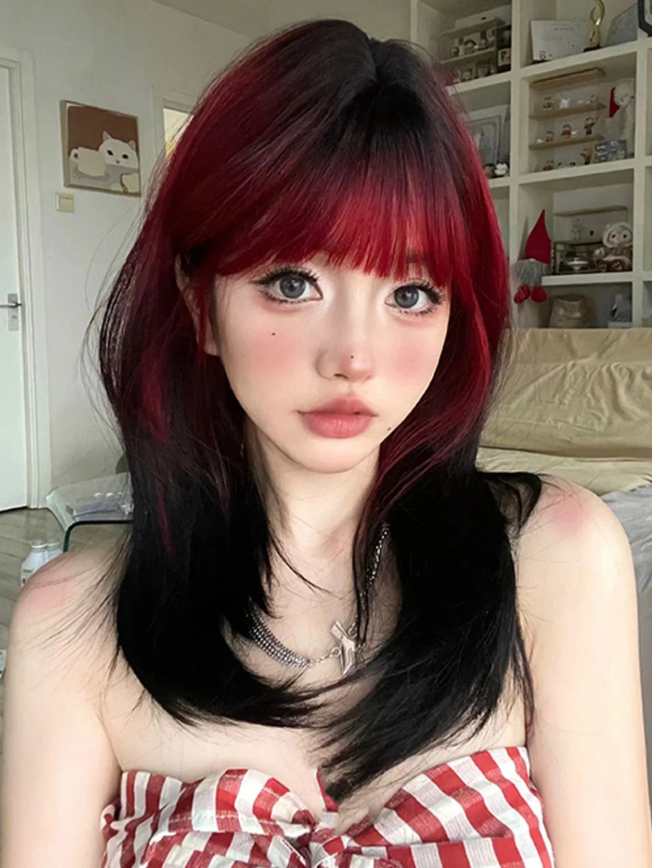 Ombre Long Straight Wig