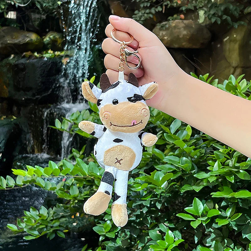 Cow Plush Pendant Keychain - Concordia Style Boutique