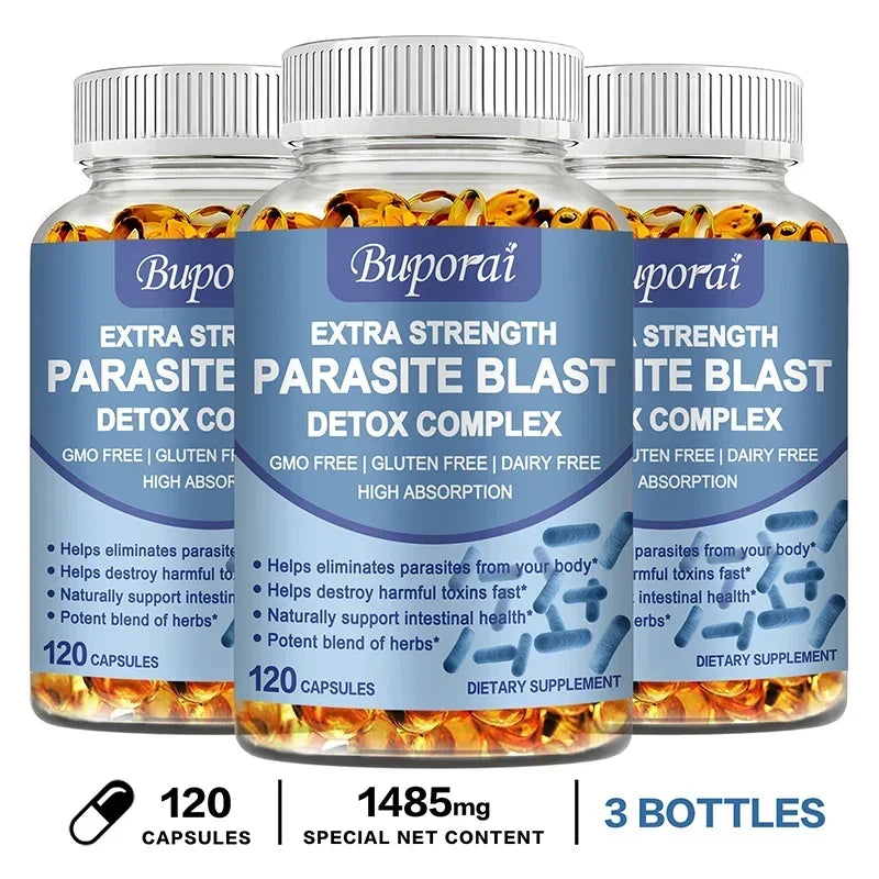 Parasite Blast Detox Complex - Promotes Intestinal Health, Digestive Health and Improves Immune System, Metabolism
