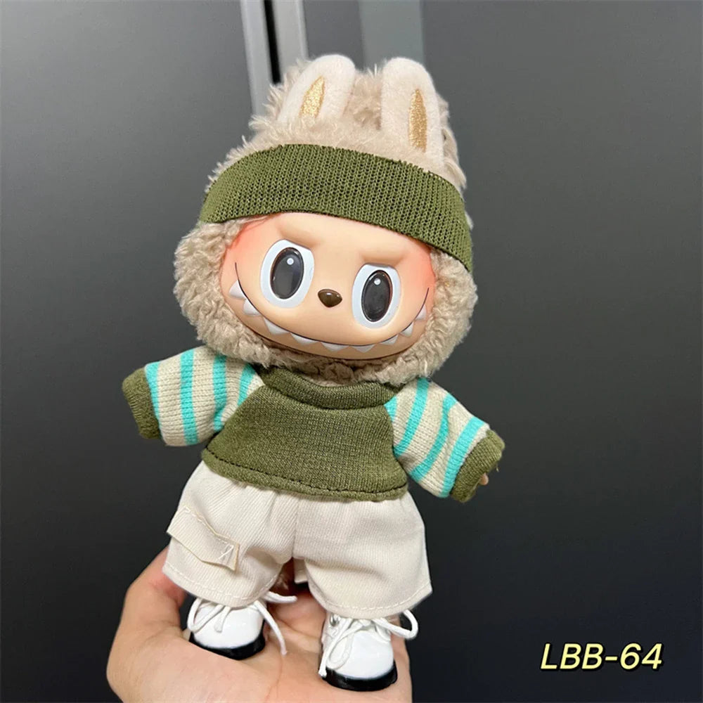 Labubu 15–17cm Plush Doll Clothes – Outfit Styles & Accessories