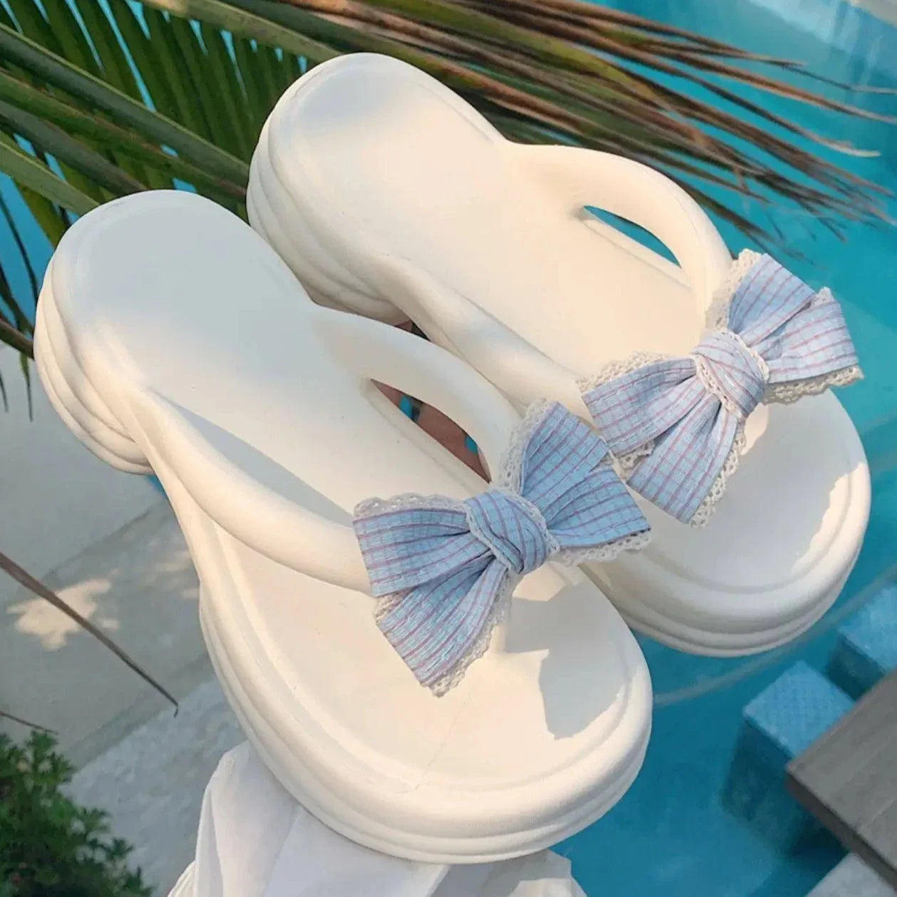 Cute Bow Beach Sandals - Concordia Style Boutique
