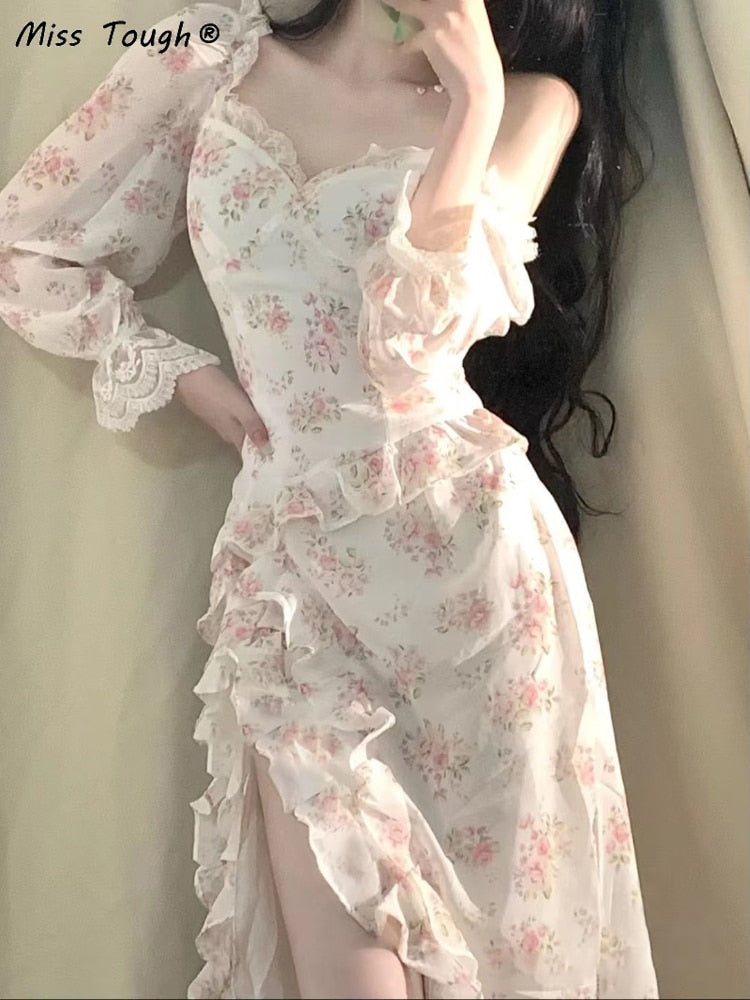 Vintage Floral Dress