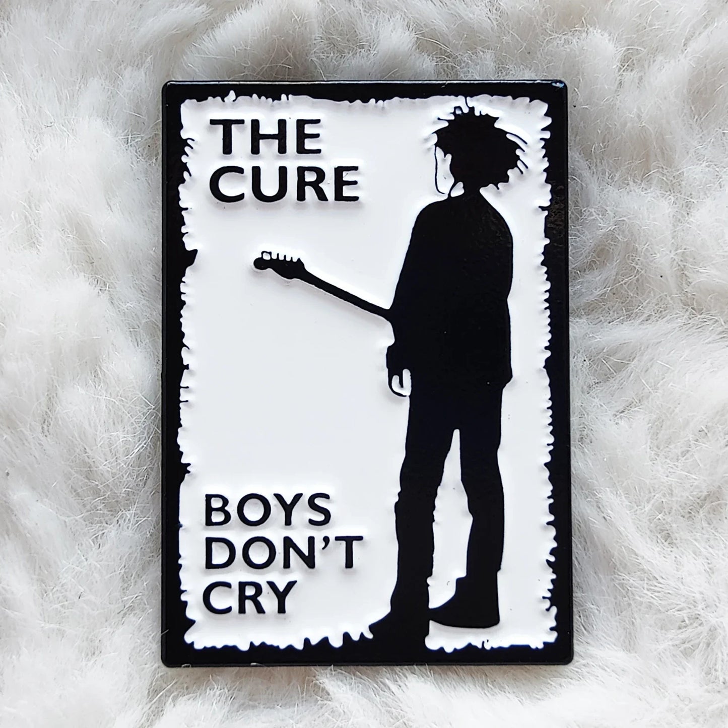 The Cure Boys Don't Cry Enamel Pin Lapel Brooch