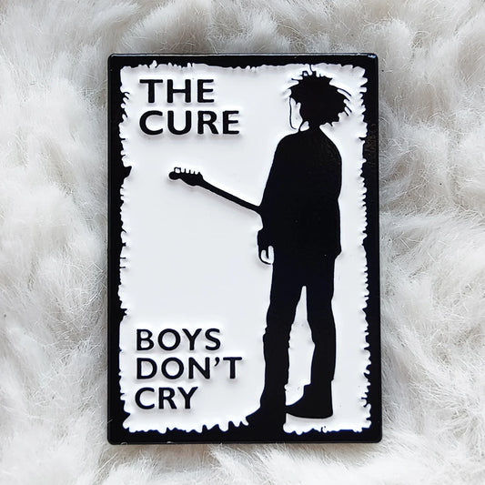 The Cure Boys Don't Cry Enamel Pin Lapel Brooch