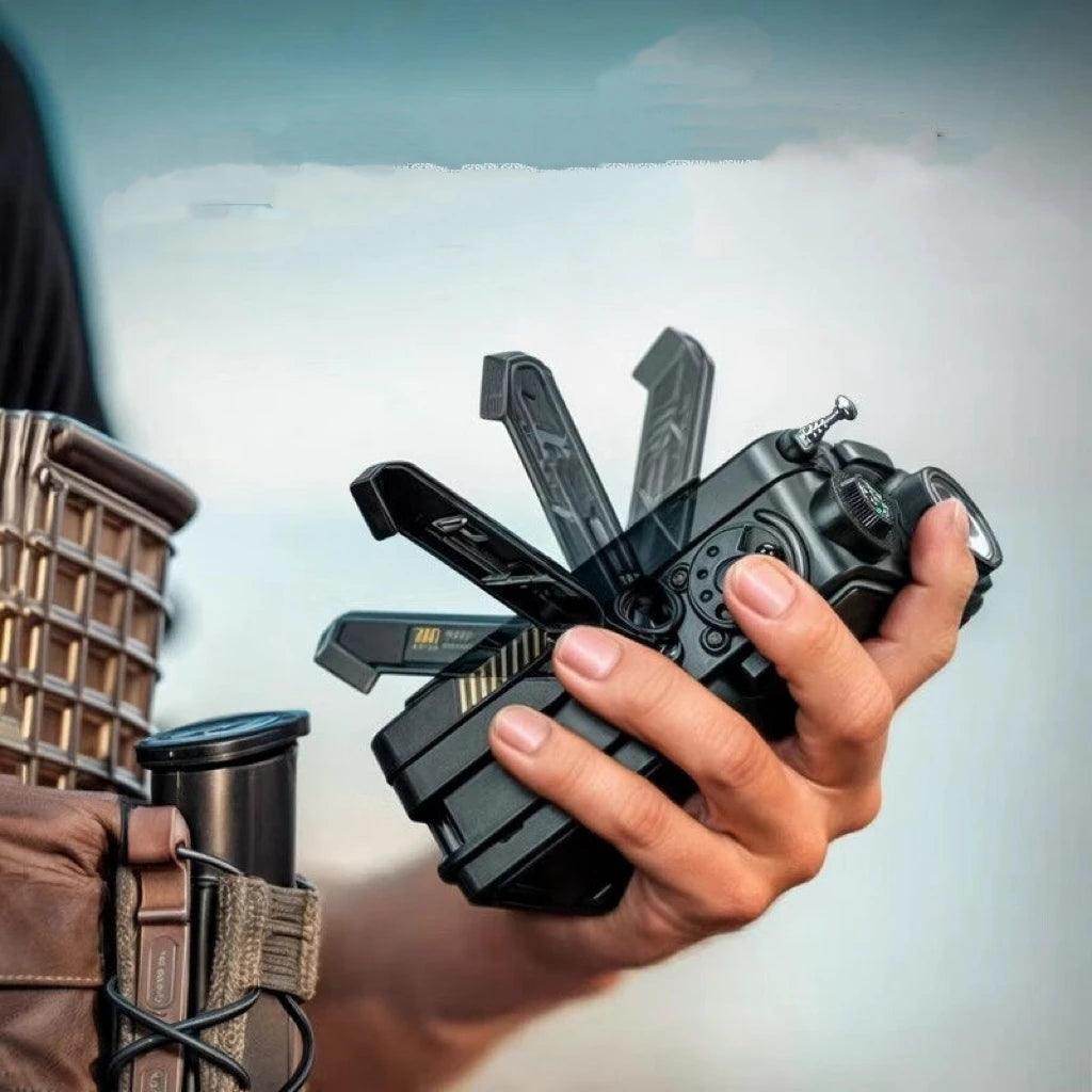 Hand-Crank Generator & Solar Power Bank